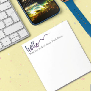 Bloc De Notas Hola Cute Colorful Hello Gifts