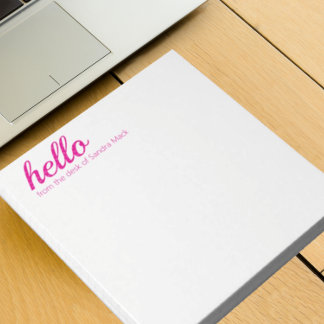 Bloc De Notas Hola Cute Colorful Hello Gifts