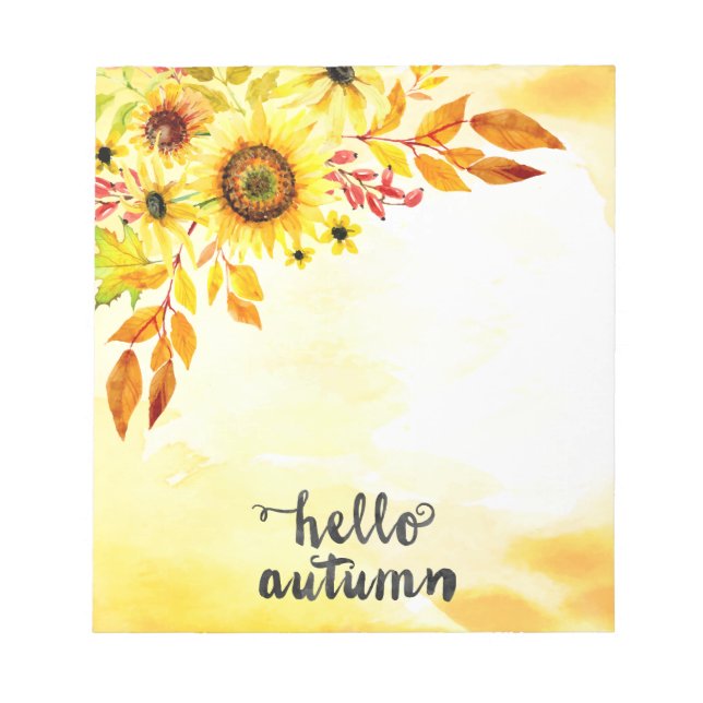 Bloc De Notas Hola otoño (Frente)
