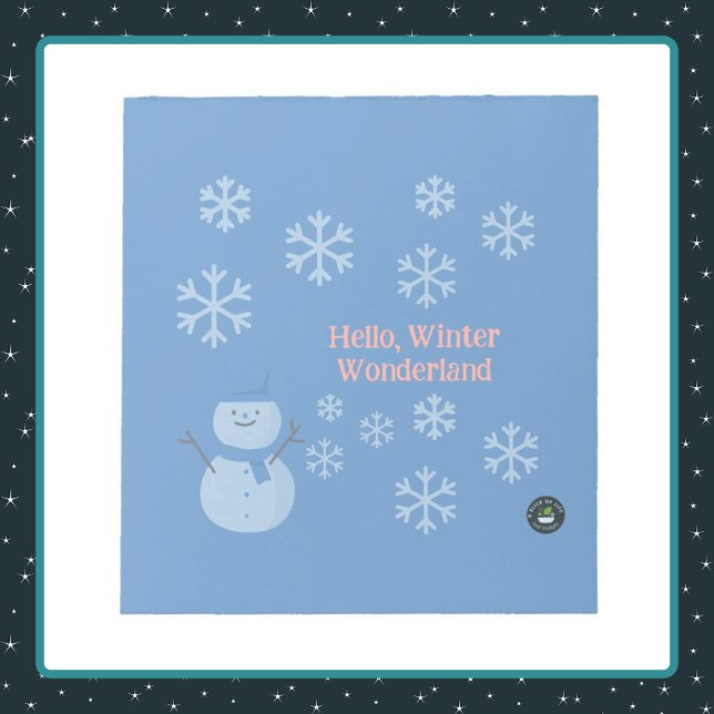 Bloc De Notas Hola, Winter Wonderland (Subido por el creador)