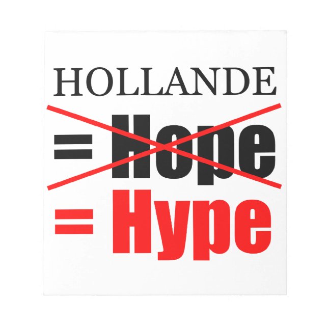 Bloc De Notas Hollande No Esperanza = Hype - Notepad (Frente)