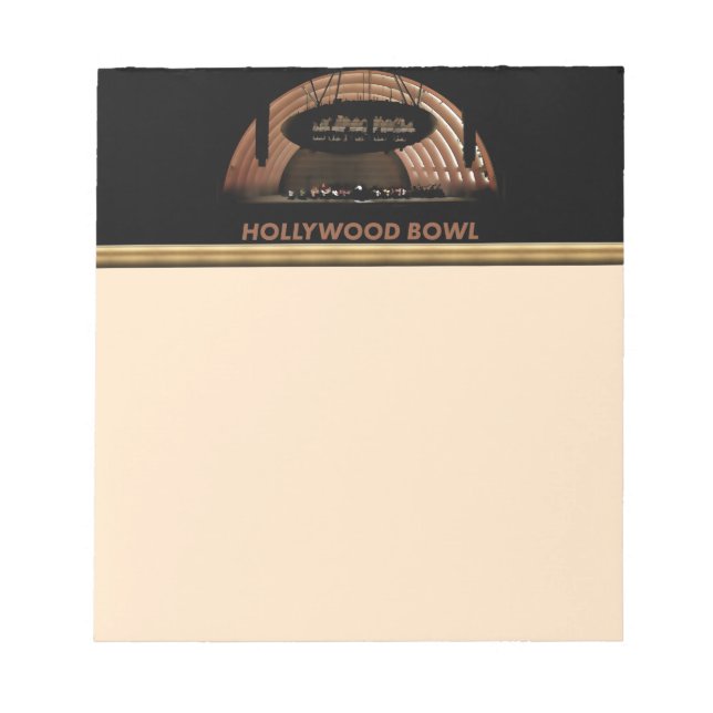 Bloc De Notas Hollywood Bowl (Frente)