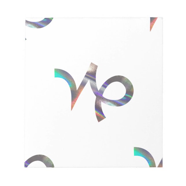 Bloc De Notas holograma Capricornio (Frente)