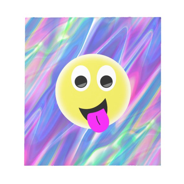 Bloc De Notas Holograma de emoji (Frente)