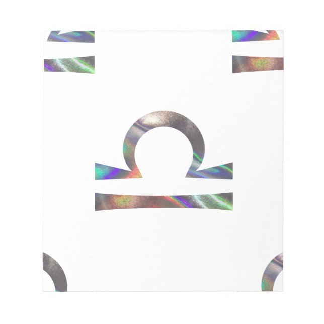 Bloc De Notas holograma libra (Frente)