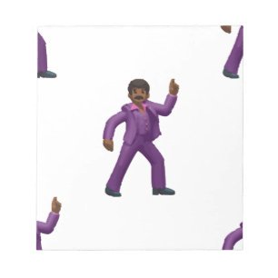 Bloc De Notas Hombre bailando de emoji