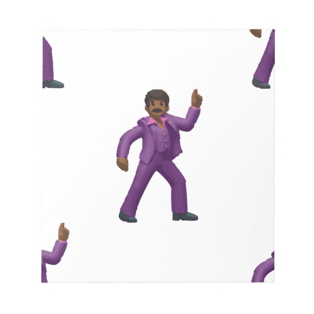 Bloc De Notas Hombre bailando de emoji (Frente)
