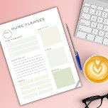 Bloc De Notas Home Planner To Do List Chores Comida Shopping<br><div class="desc">Organízate con este planificador de casa de la almohadilla de notas de desgaste. Planifique sus comidas,  tareas y su lista de compras fácilmente,  para mantenerse en forma.</div>