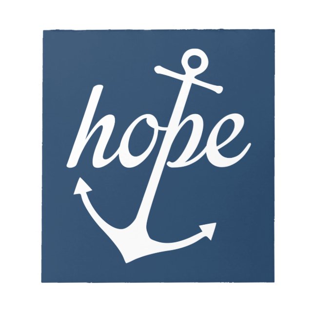 Bloc De Notas Hope Anchors The Soul (Hebreos 6:19) (Frente)