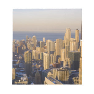 Bloc De Notas Horizonte de Chicago, Illinois, desde la Torre Sea