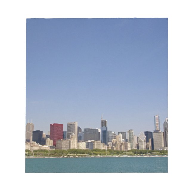 Bloc De Notas Horizonte de Chicago, Illinois, EE. UU. (Frente)
