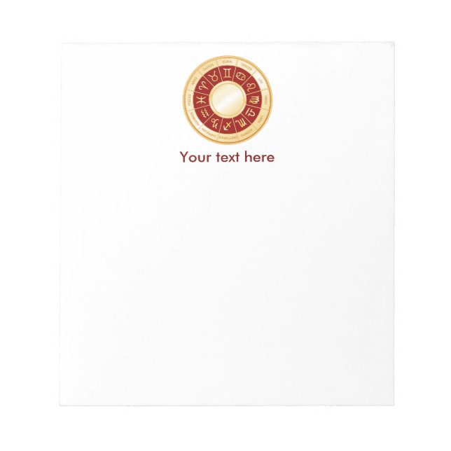 Bloc De Notas Horoscope Mandala (Frente)