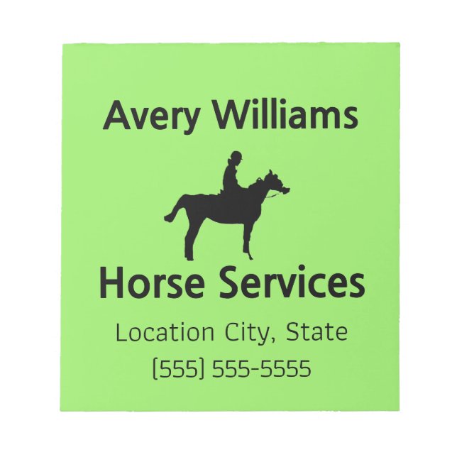 Bloc De Notas Horse Industry Professional Small (Frente)