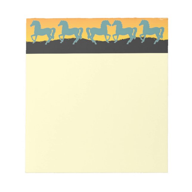 Bloc De Notas Horses NotePad (Frente)