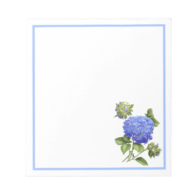 Bloc De Notas Hortensias Azules (Frente)