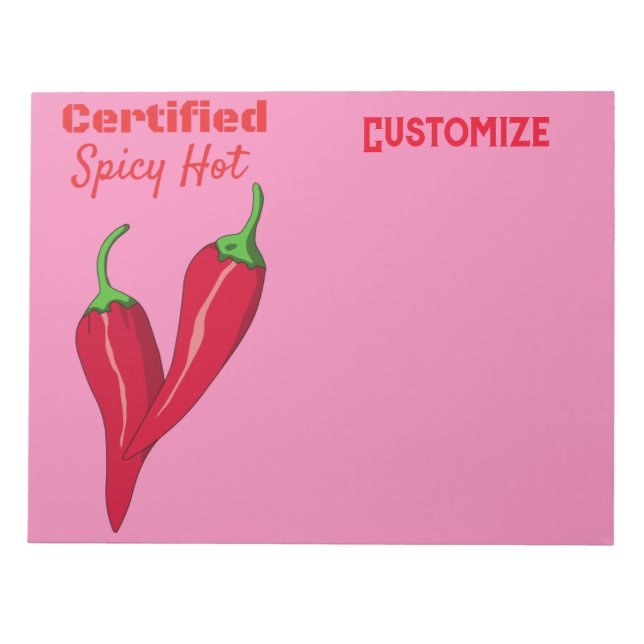 Bloc De Notas Hot Thunder_Cove certificado Spicy (Frente)