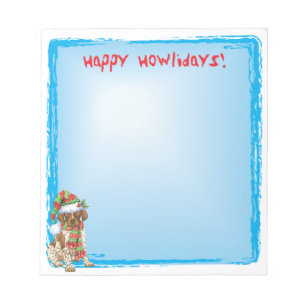 Bloc De Notas Howlidays feliz GSP