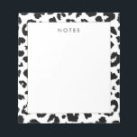 Bloc De Notas huella de leopardo de personalizable<br><div class="desc">Un diseño sencillo pero llamativo con estampado de leopardo. Personalizable completo: puede cambiar el fondo y los colores de los puntos para crear su propio diseño.</div>