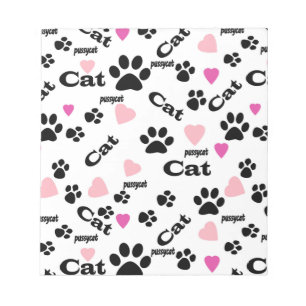 Bloc De Notas Huellas de gato