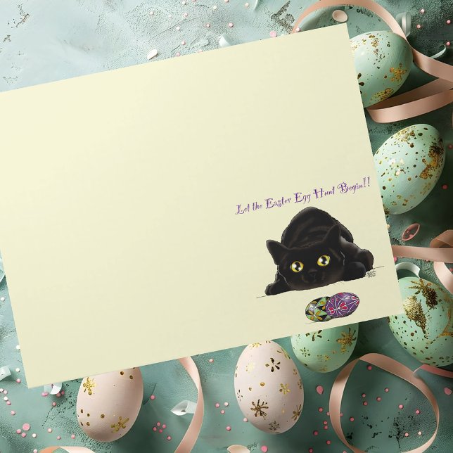 Bloc De Notas Huevo de Pascua Caza Gato Gracioso (Subido por el creador)