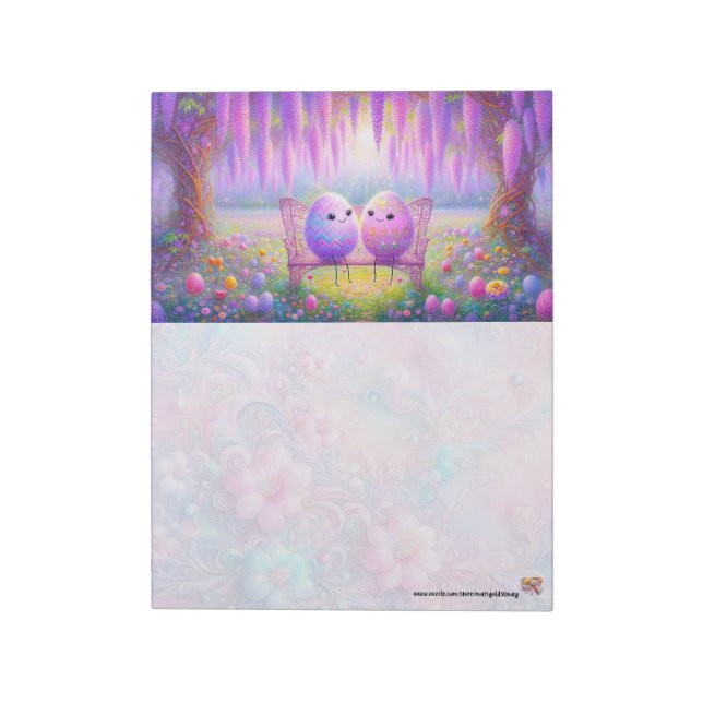 Bloc De Notas Huevos de Pascua Kawaii (Lado Izquierdo)