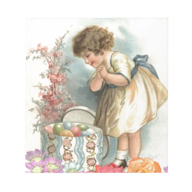 Bloc De Notas huevos de pascua victorianos (Frente)