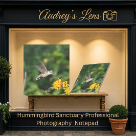 Bloc De Notas Hummingbird Sanctuary Professional Photography
