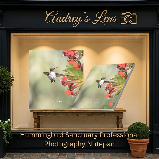 Bloc De Notas Hummingbird Sanctuary Professional Photography  (Subido por el creador)