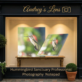 Bloc De Notas Hummingbird Sanctuary Professional Photography
