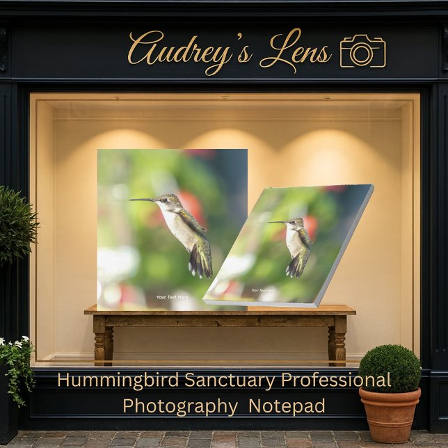 Bloc De Notas Hummingbird Sanctuary Professional Photography  (Subido por el creador)