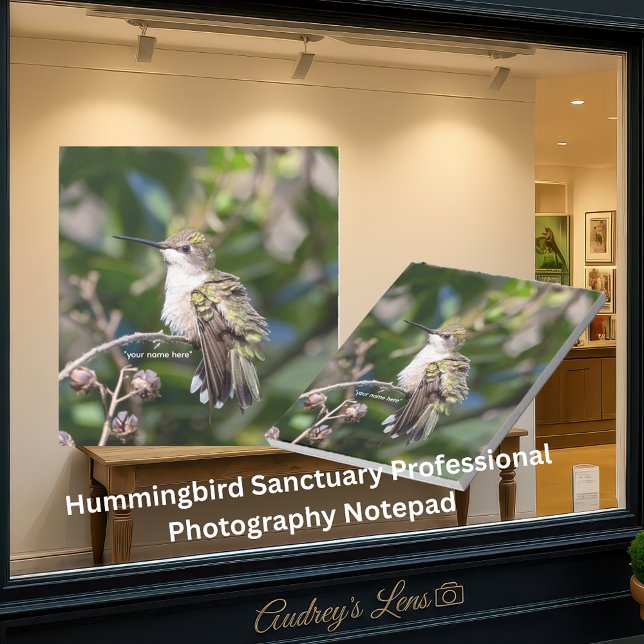 Bloc De Notas Hummingbird Sanctuary Professional Photography  (Subido por el creador)