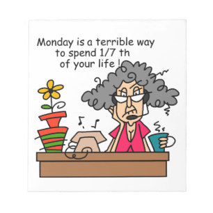 Bloc De Notas Humor de los lunes