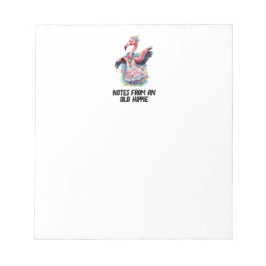 Bloc De Notas Humor retro hippie tie dye flamenco