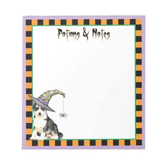 Bloc De Notas Husky Witch (Frente)