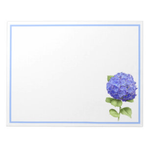 Bloc De Notas Hydrangea azul