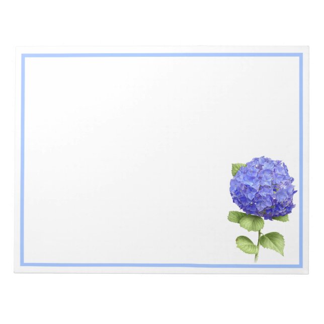 Bloc De Notas Hydrangea azul (Frente)