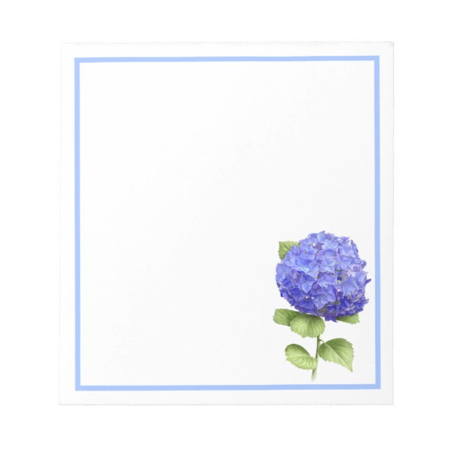 Bloc De Notas Hydrangea azul (Frente)