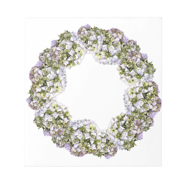 Bloc De Notas Hydrangea Wreath (Frente)