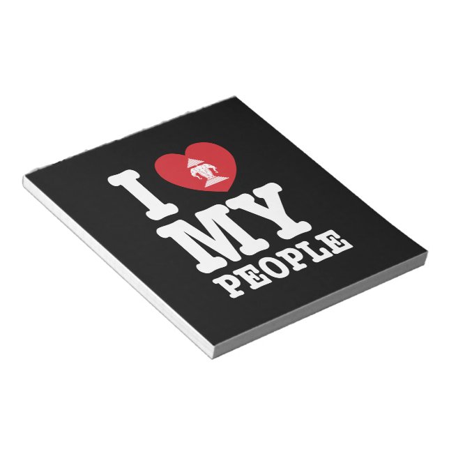 Bloc De Notas I Heart (Love) Erawan My Lao People (Lado Derecho)