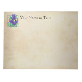 Bloc De Notas I personalizado para el monograma de flor irlandes