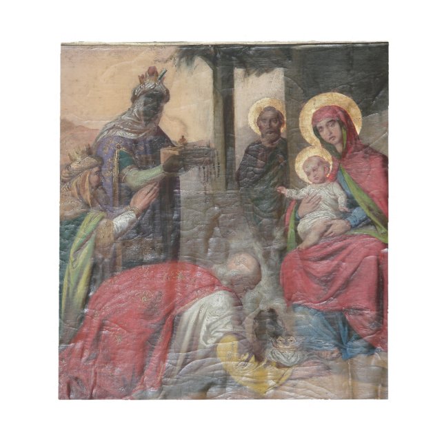 Bloc De Notas Icono ortodoxo serbio en la iglesia de Valjevo. - (Frente)