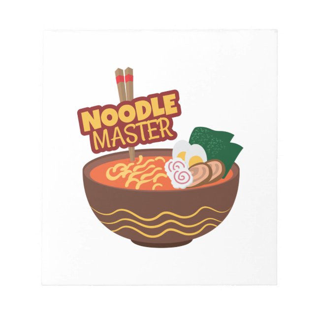Bloc De Notas Idea divertida de regalo japonesa de Ramen Noodle  (Frente)
