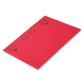 Bloc De Notas Idea Pad Red