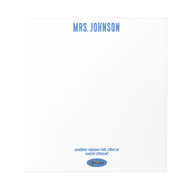 Bloc De Notas Igniting STEM Passion: Empowering Every Student (Frente)