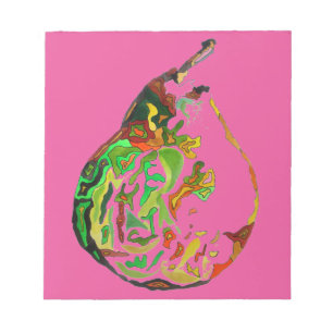 Bloc De Notas Ilustracion acuarela de arte pop de fruta perez