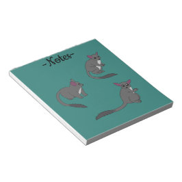 Bloc De Notas Ilustración adorable de gálagos