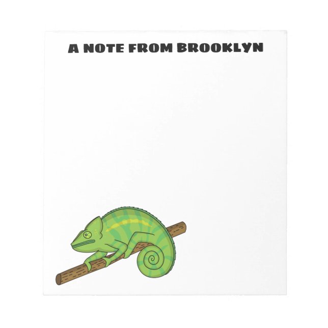 Bloc De Notas Ilustracion Chameleon de Parson (Frente)