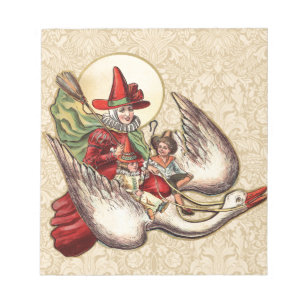 Bloc De Notas Ilustracion de Antigüedades de Madre Goose