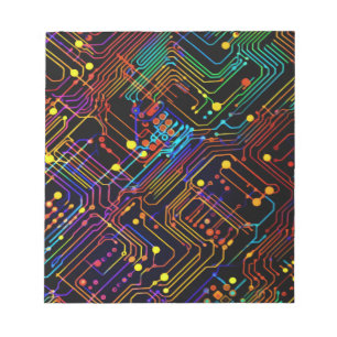 Bloc De Notas Ilustracion de diseño de placa de circuito
