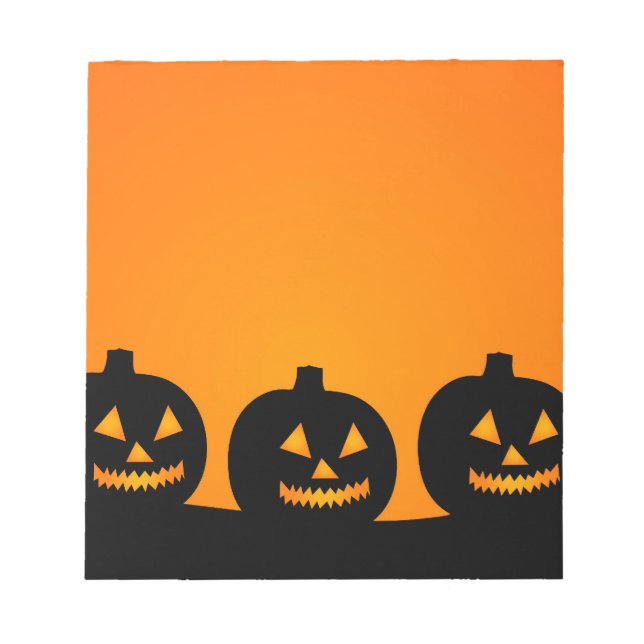Bloc De Notas Ilustracion de Halloween (Frente)
